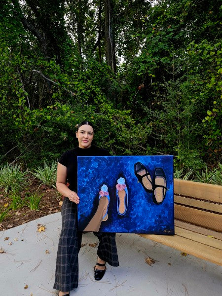 New Shoes - Fine Art Acrylic Painting