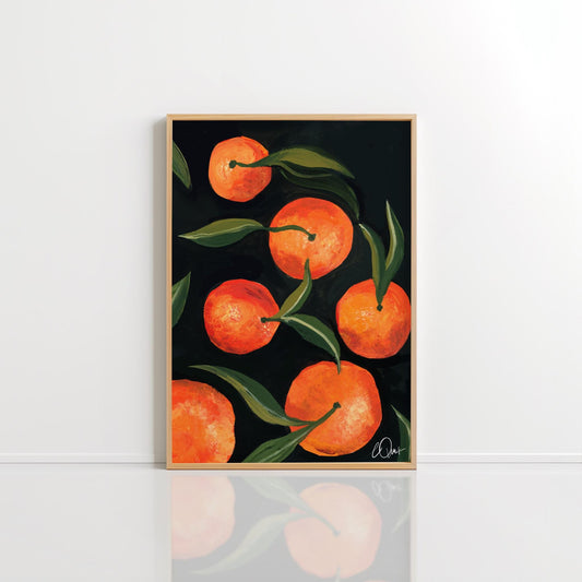 Orange Kitchen Wall Art Printable – Fresh Citrus Digital Download Home Decor