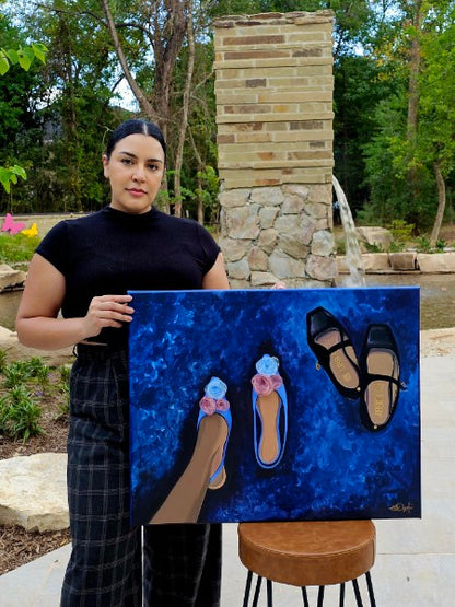 New Shoes - Fine Art Acrylic Painting